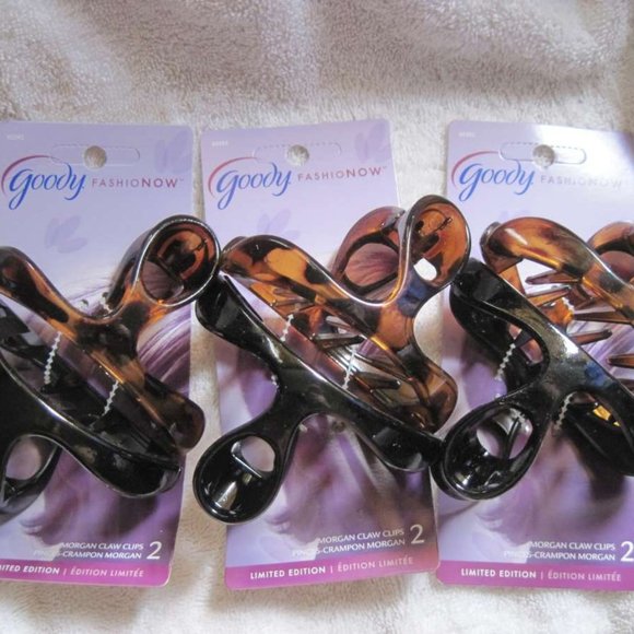 2 Goody Morgan Claw Clips Large Thick Hair Deep Teeth Fashionow Limited Edition - Picture 13 of 13